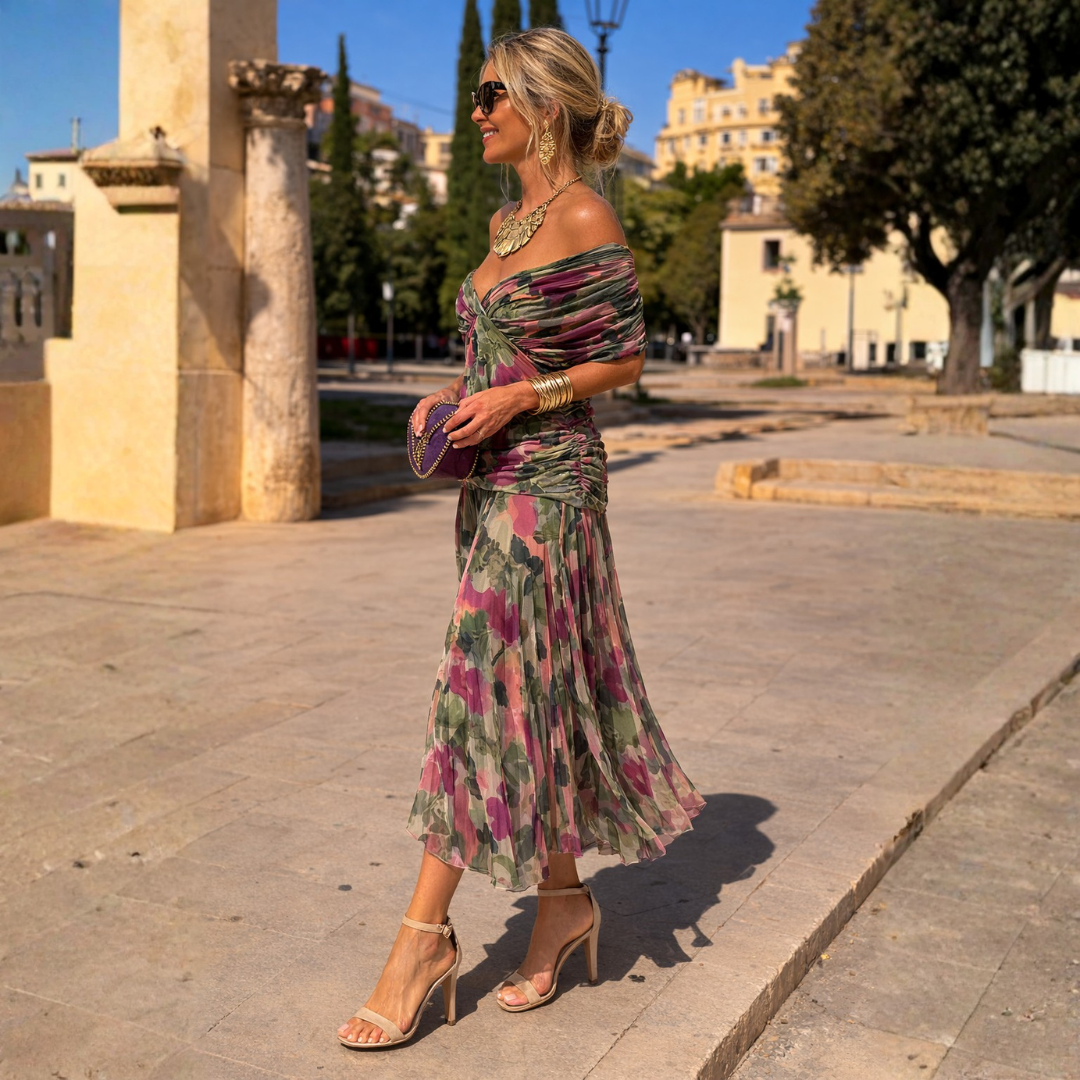 Mikaela | Off Shoulder Maxi Dress 8