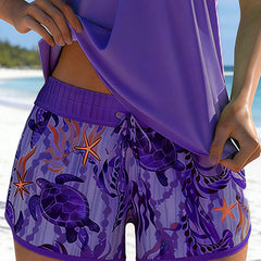 Millie | Elegant Ocean Print Tankini 6
