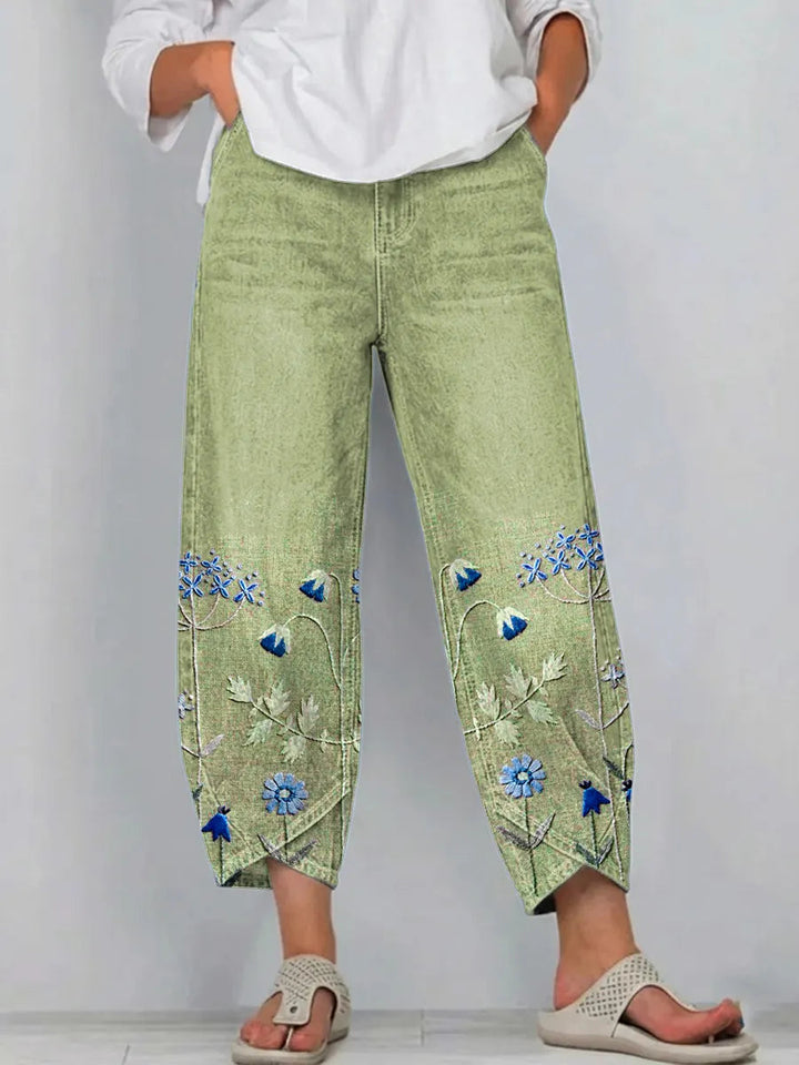 Mirabelle Denim Comfort Trousers 4