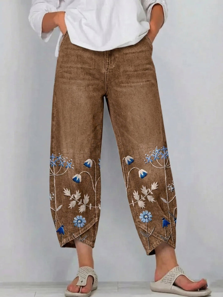 Mirabelle Denim Comfort Trousers 6
