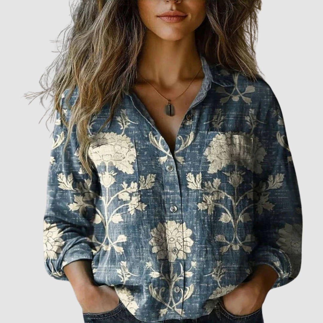 Morena | Vintage Printed Blouse 2