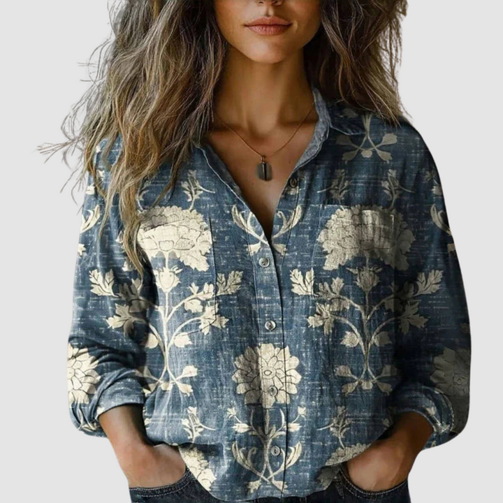 Morena | Vintage Printed Blouse 2