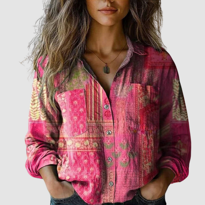 Morena | Vintage Printed Blouse 4