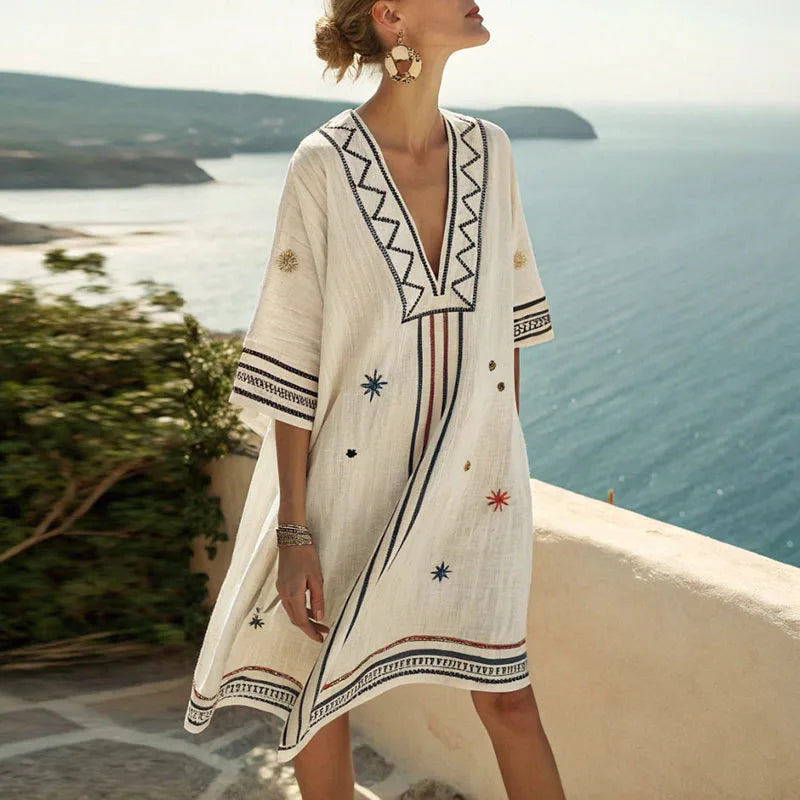 Naomi - Elegant and Versatile Beach Dress for Summery Days 0