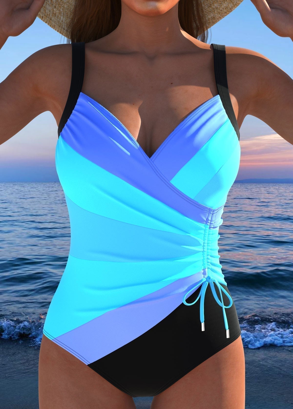 Natalie | Colourful Print Swimsuit 2