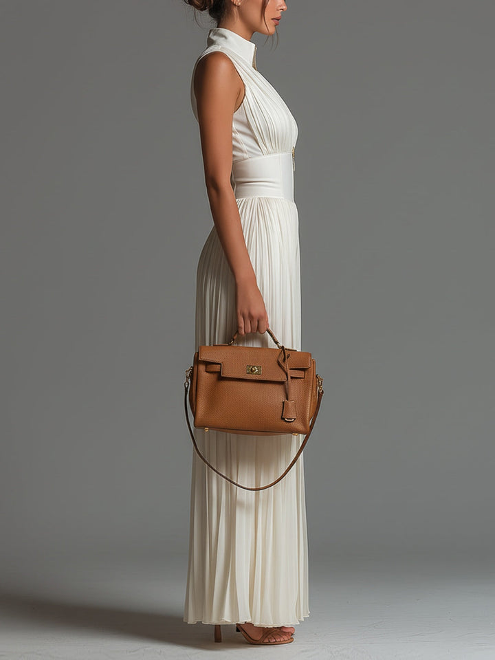Odette™ | V-Neck Wide-Leg Chiffon Jumpsuit 1