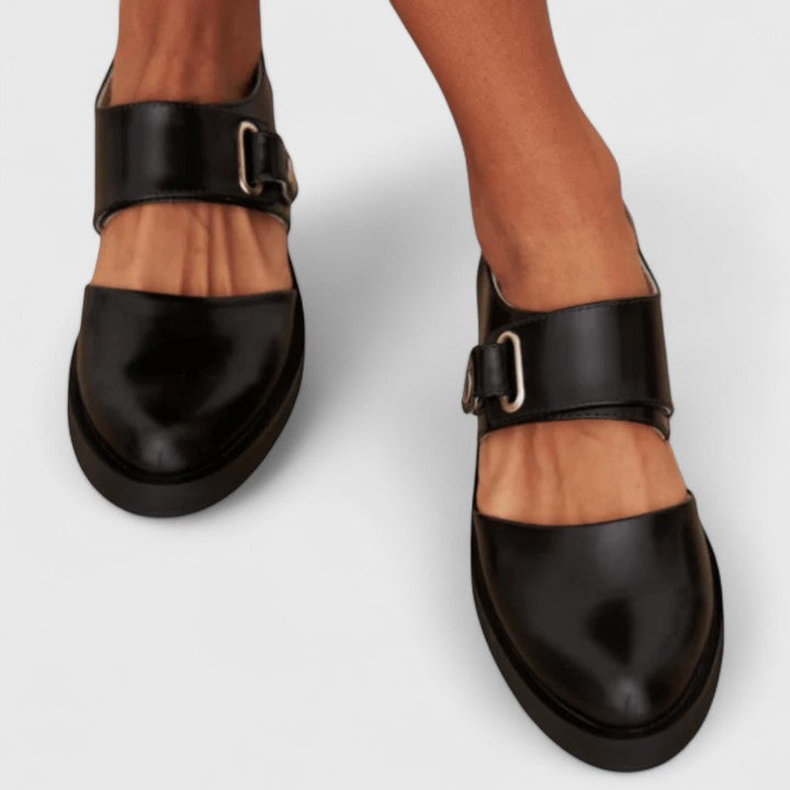 Orthopedic Mary Jane Shoes Real Leather 1