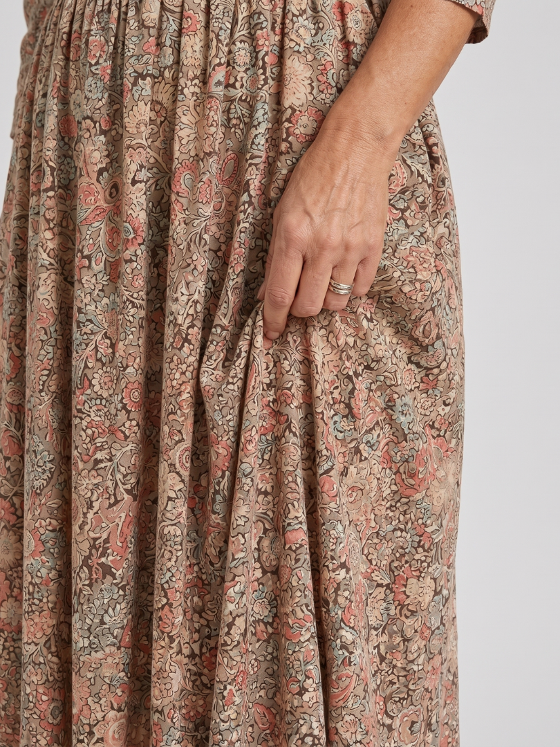 Picao | Vintage Front Three Quarter Sleeve Midi Dress 1