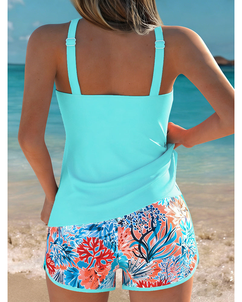 Poppy | Flower Print Tankini 6