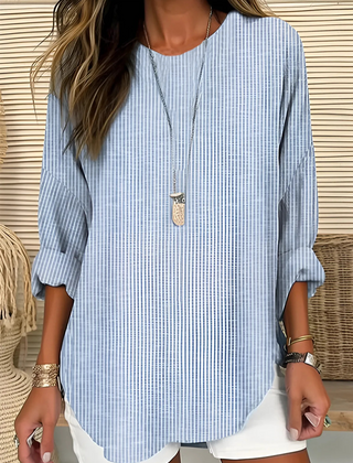 Rhea | Trendy Striped Blouse 0