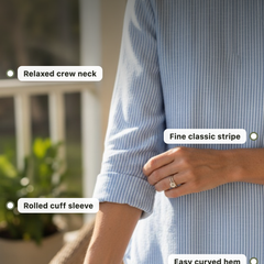 Rhea | Trendy Striped Blouse 8