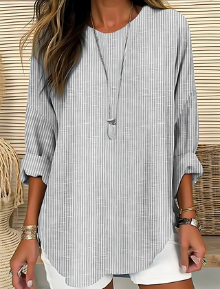 Rhea | Trendy Striped Blouse 9