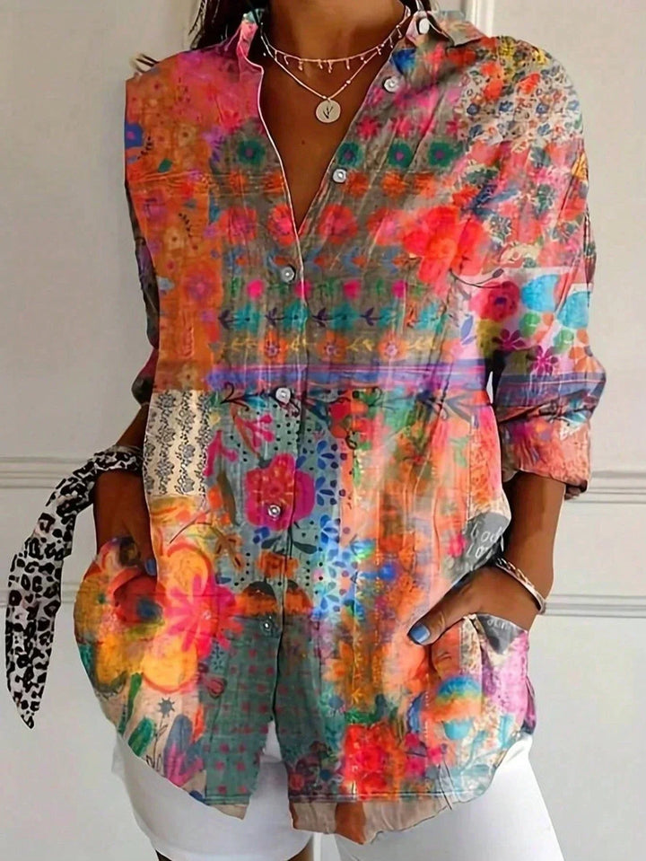 Sadie | Colorful Pattern Blouse 2