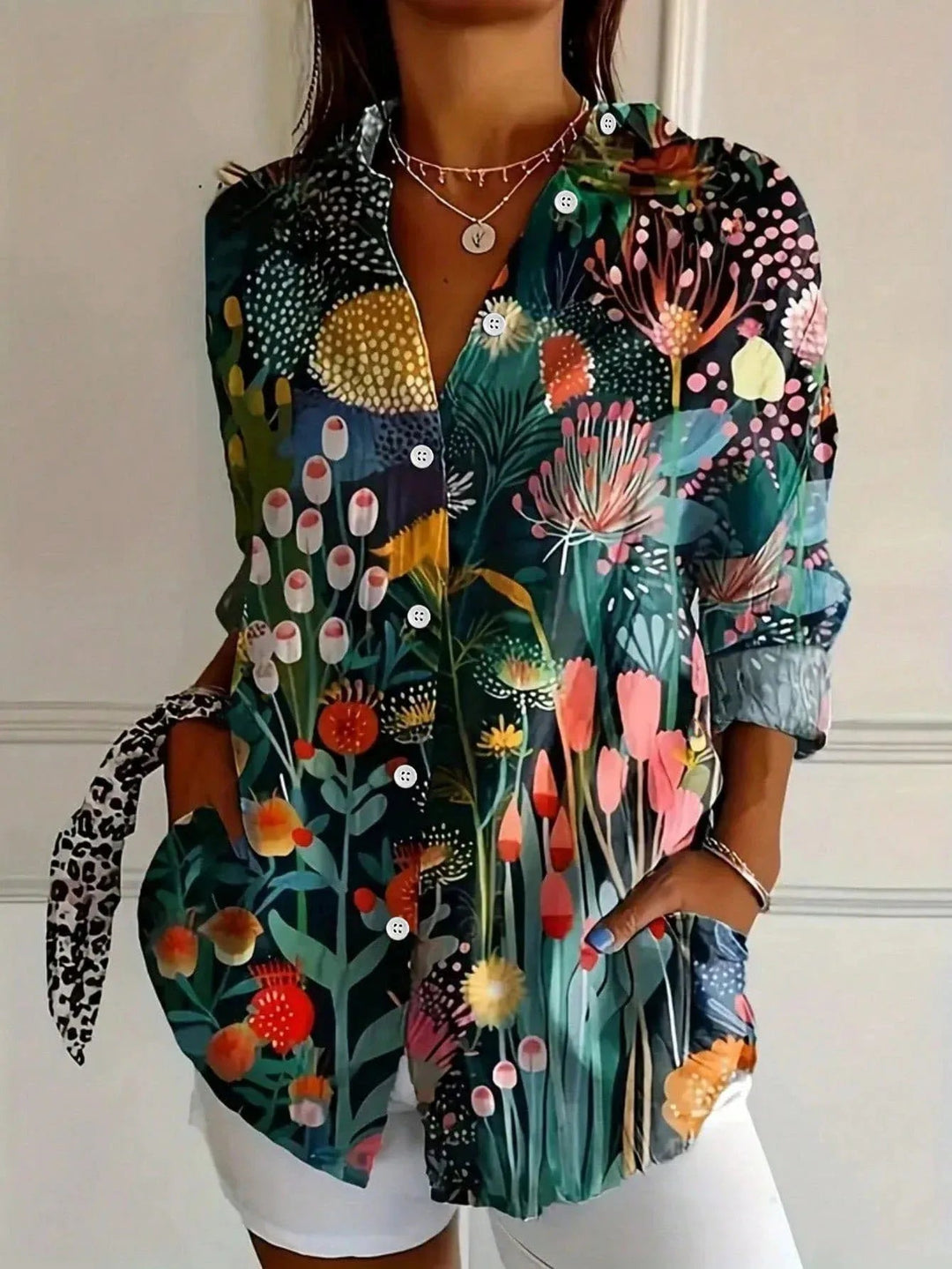 Sadie | Colorful Pattern Blouse 3