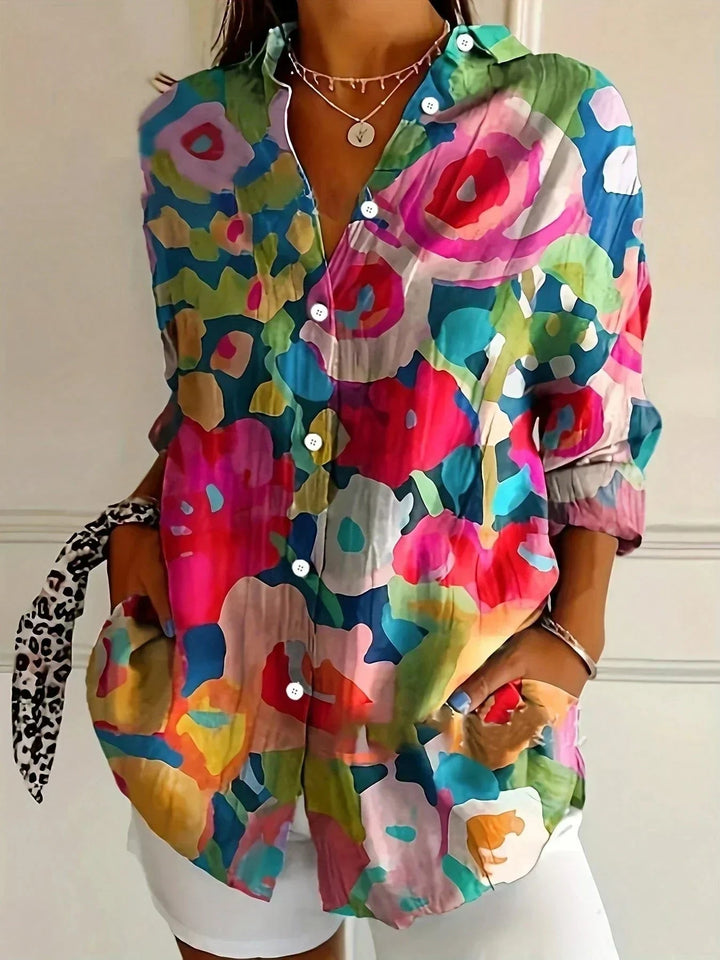 Sadie | Colorful Pattern Blouse 5