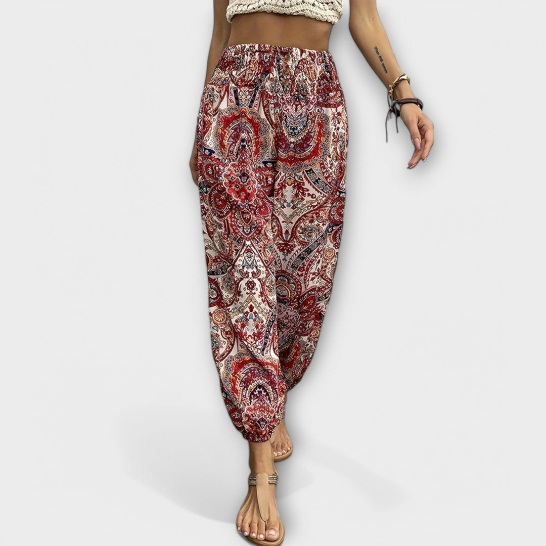 Scarlett - Pants with Ethnic Graphic 10