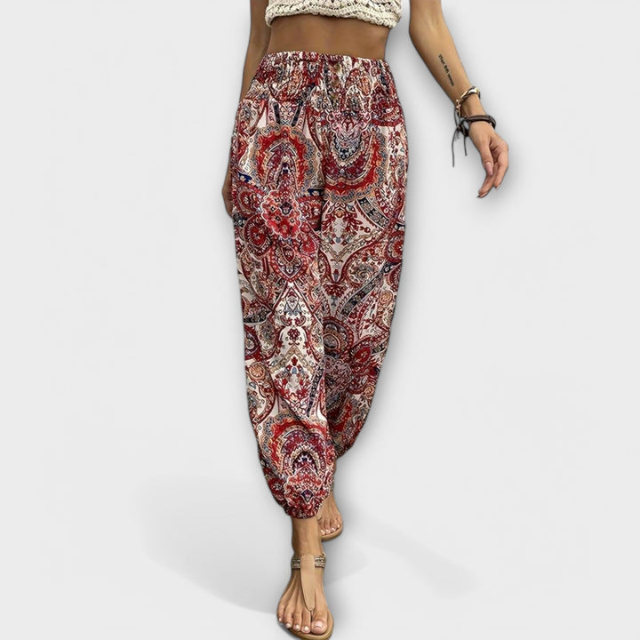 Scarlett - Pants with Ethnic Graphic 10