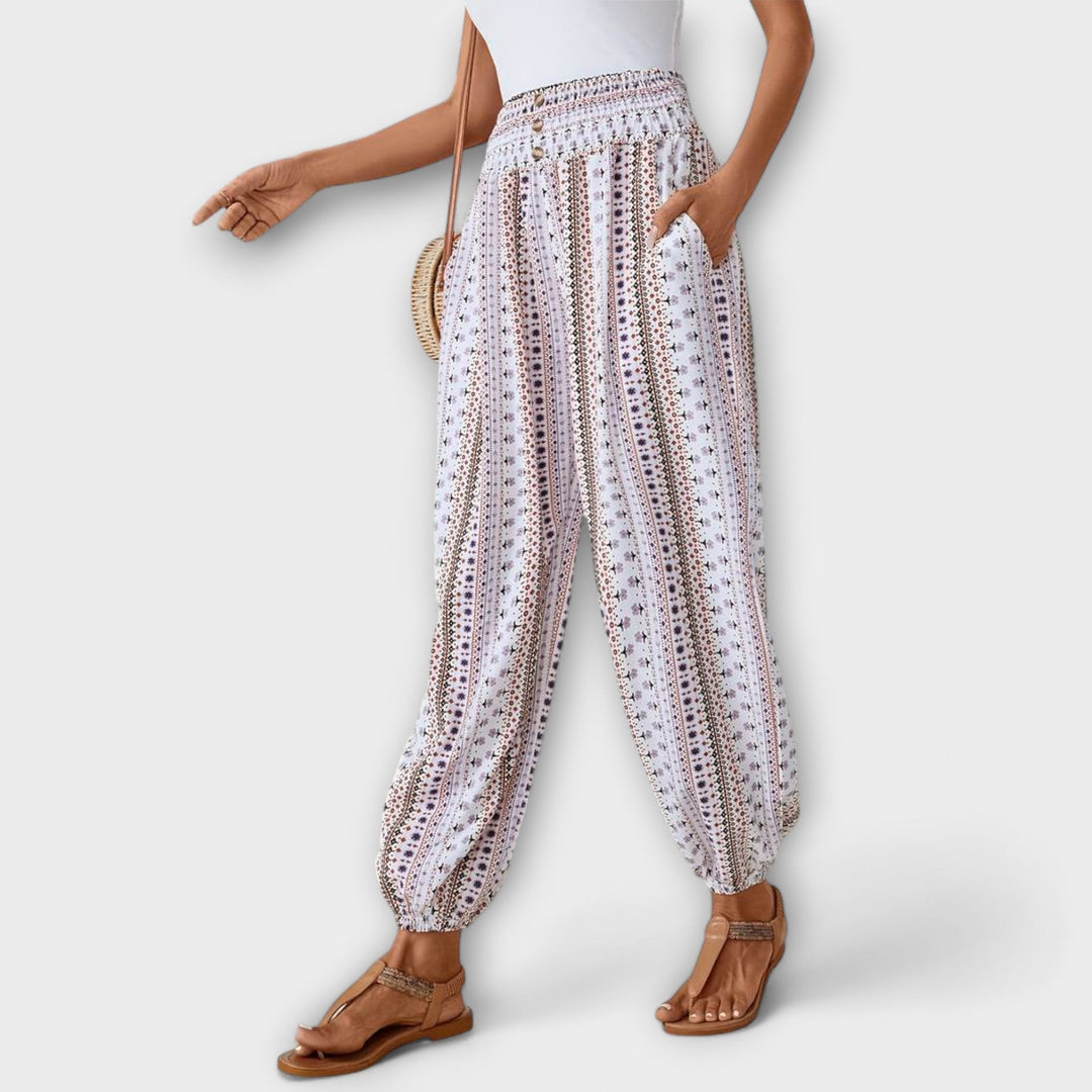 Scarlett - Pants with Ethnic Graphic 5
