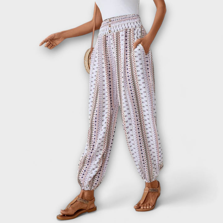 Scarlett - Pants with Ethnic Graphic 5