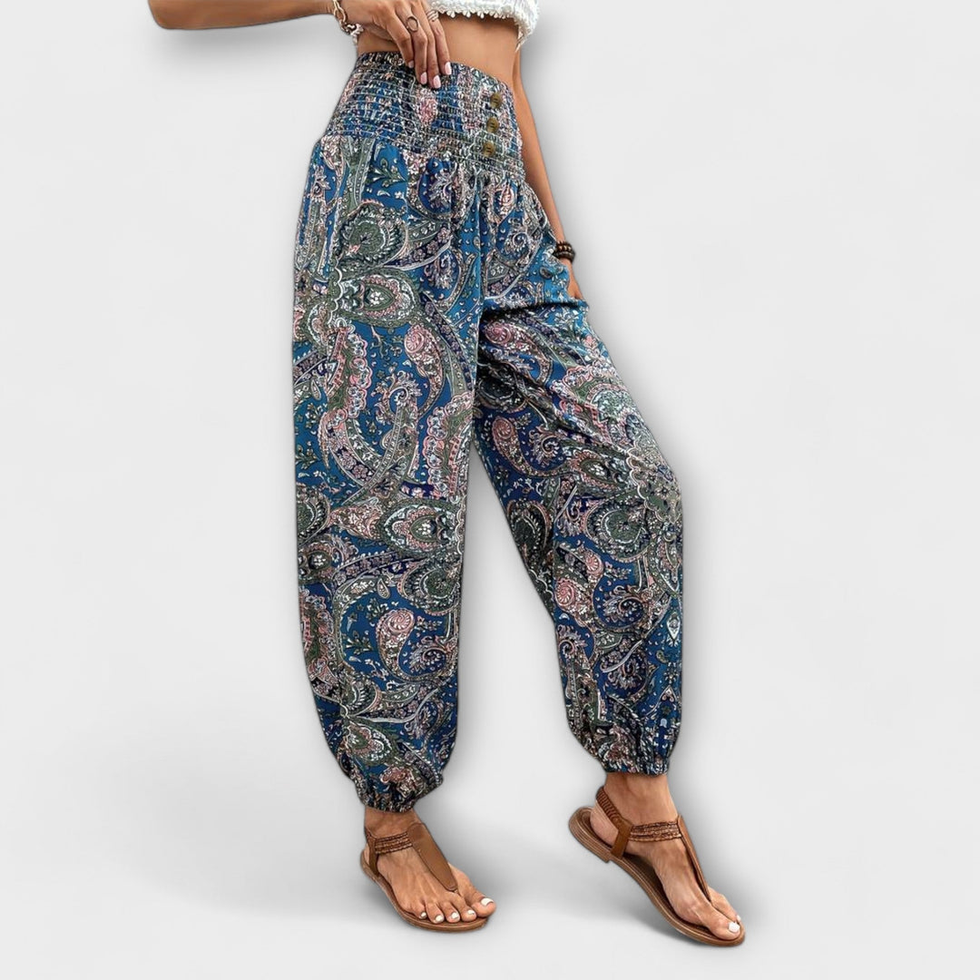 Scarlett - Pants with Ethnic Graphic 9