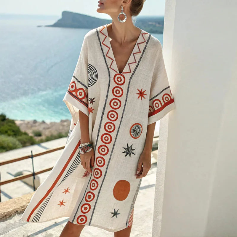 Silk Elegant Beach Dress for Unforgettable Summer Looks 0