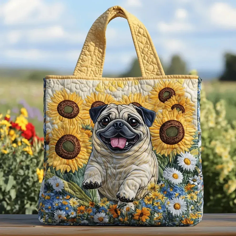 Sunny Paws | Handmade Quilted Tote 0