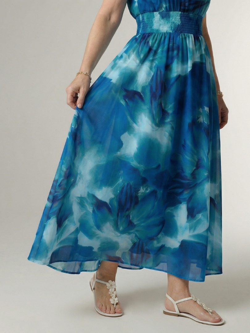 Sylin | Gathered Halter Midi Dress 6