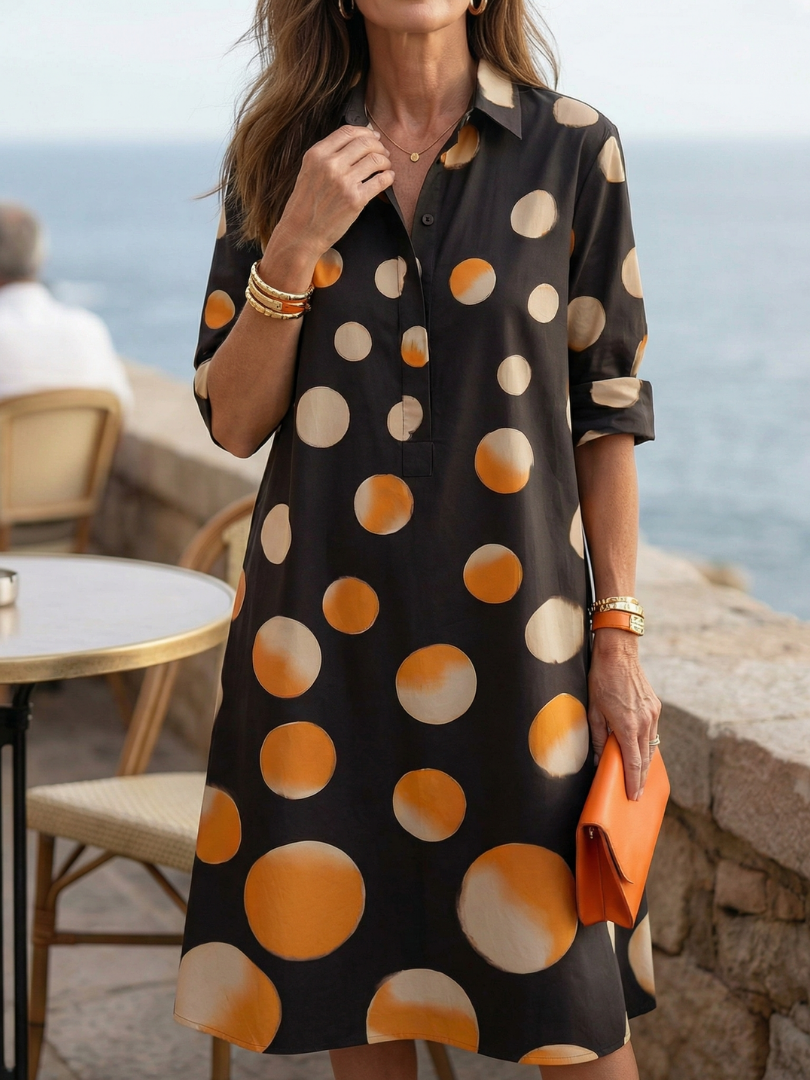 Vespera Dot Dress | Lightweight, Knee-Length, Relaxed Fit Summer Dress for Women 2
