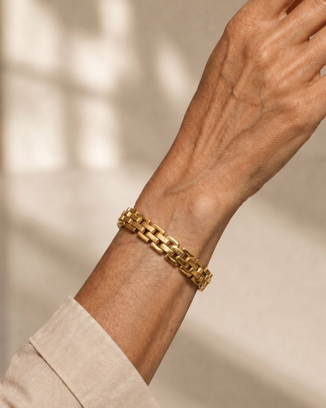 Vios | Double Row Link Chain Bracelet 0