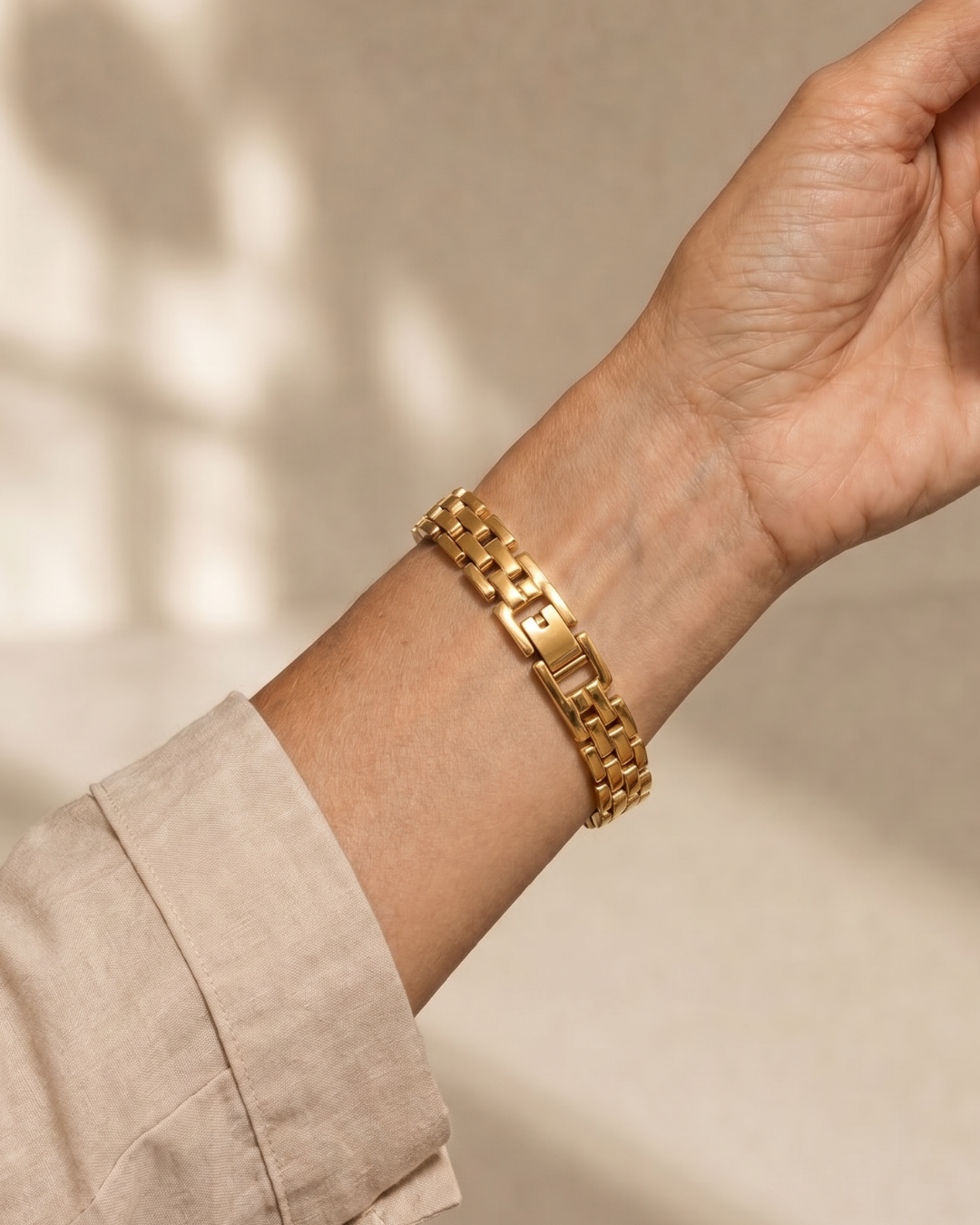 Vios | Double Row Link Chain Bracelet 2