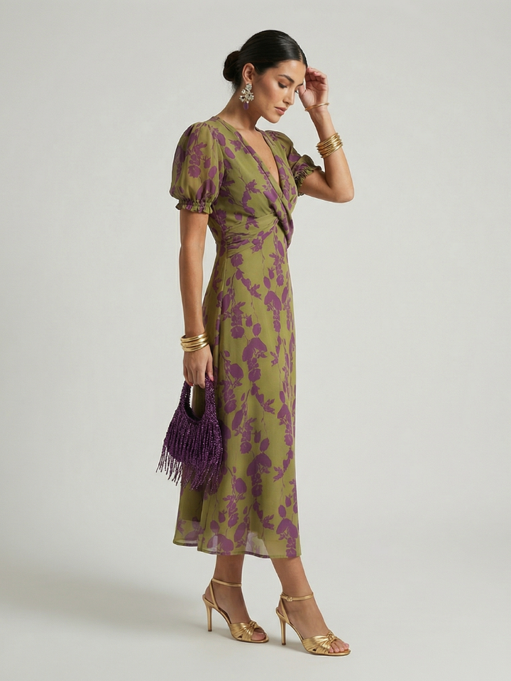 Virel | Relaxed Floral Midi Dress 1
