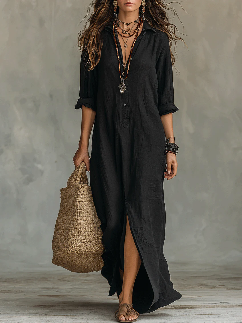 WILLOW | Effortless Maxi Dress Flattering Silhouette Versatile Daily Wear 0