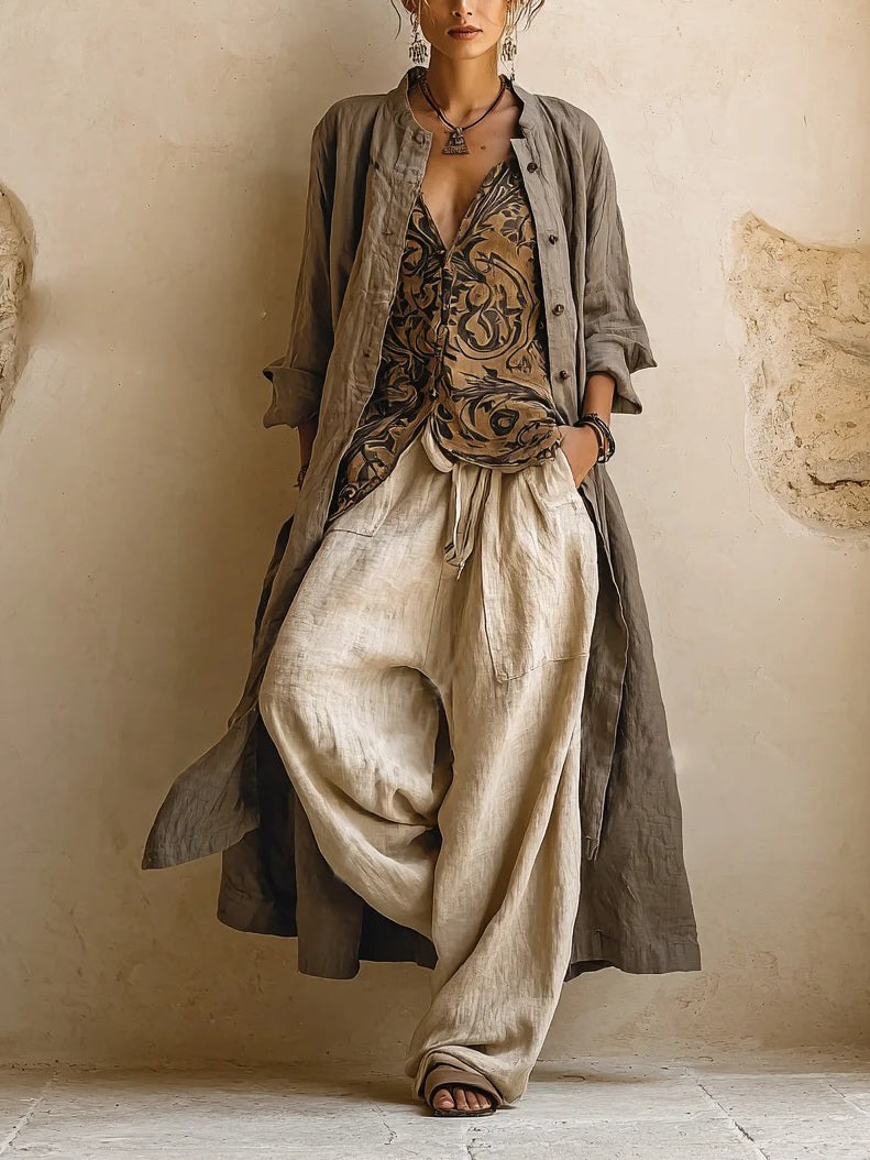 Wanderlight 3-Piece Linen Set 0