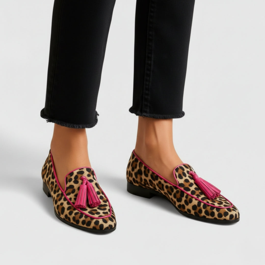 Xhyrene Loafers for Women | Stylish Slip-On, Tassel Detail 1