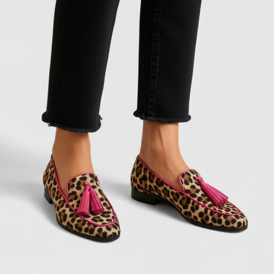 Xhyrene Loafers for Women | Stylish Slip-On, Tassel Detail 1