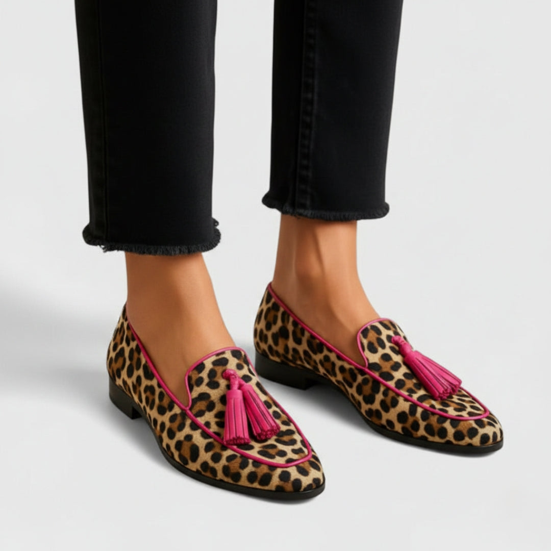 Xhyrene Loafers for Women | Stylish Slip-On, Tassel Detail 2