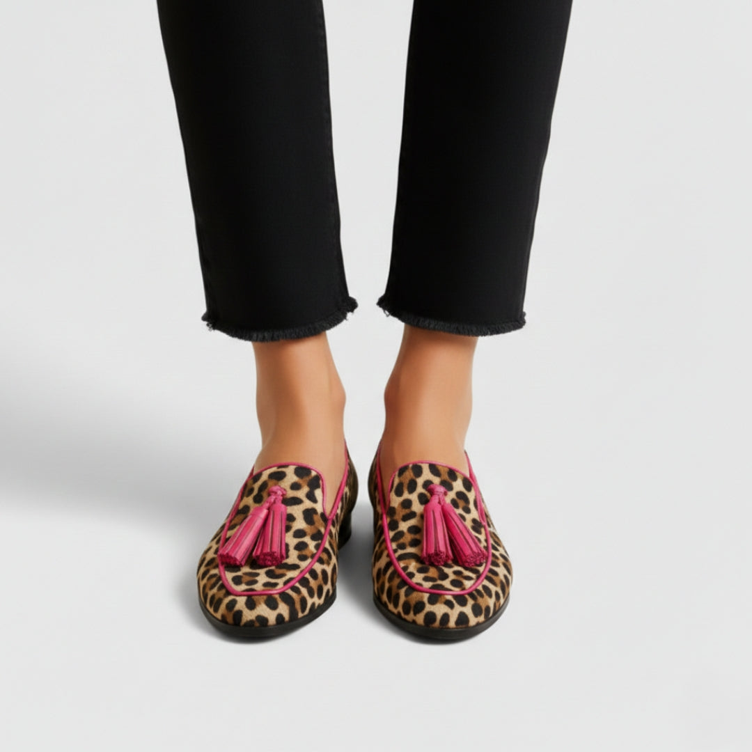 Xhyrene Loafers for Women | Stylish Slip-On, Tassel Detail 3
