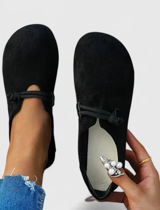 Ysavriann Black Loafers for Women | Orthopedic, Breathable Design with Arch Support 3