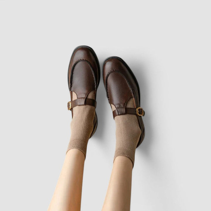 Zhelynne | Orthopedic Square-Toe Mary Jane Shoes 1