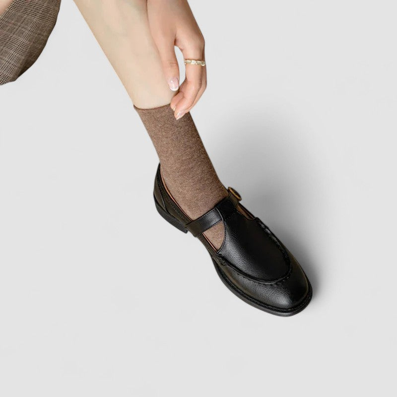 Zhelynne | Orthopedic Square-Toe Mary Jane Shoes 2