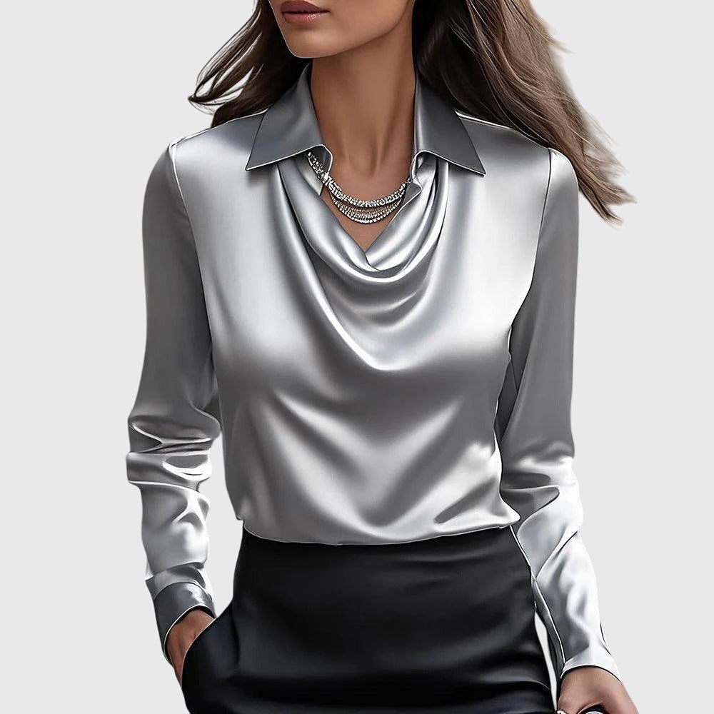 Zoe | Elegant Satin Blouse 2